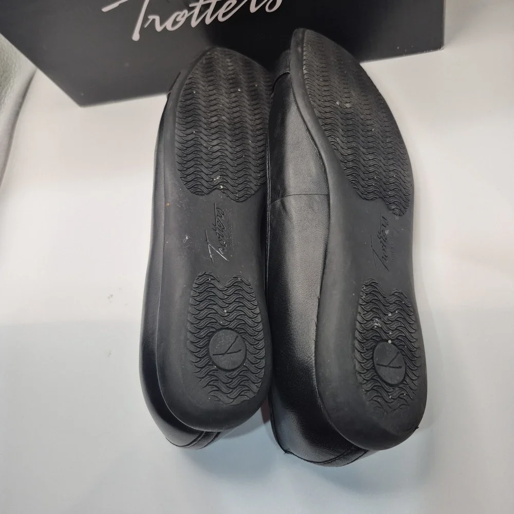 Trotters leather black